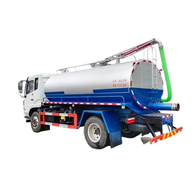 Dongfeng Manuelle Septiktankreinigung Abwassersaugwagen 6000L-13000L Fäkalsaugwagen