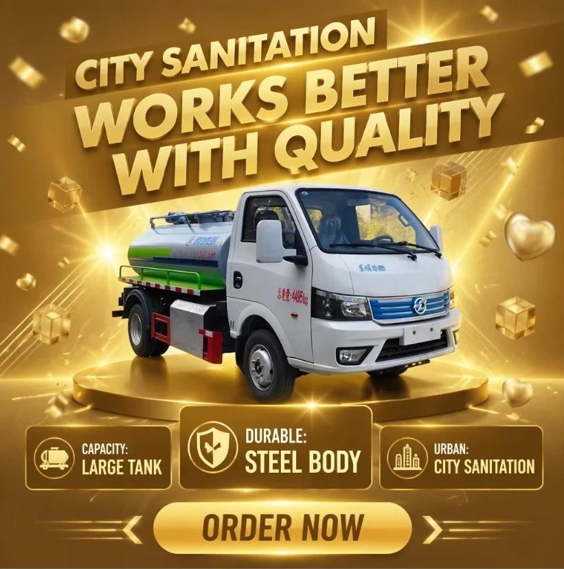 Dongfeng 4X2 Schaltgetriebe-Vakuumschlammsauger, Euro VI Standard hydraulische städtische Müllentsorgungsfahrzeuge
