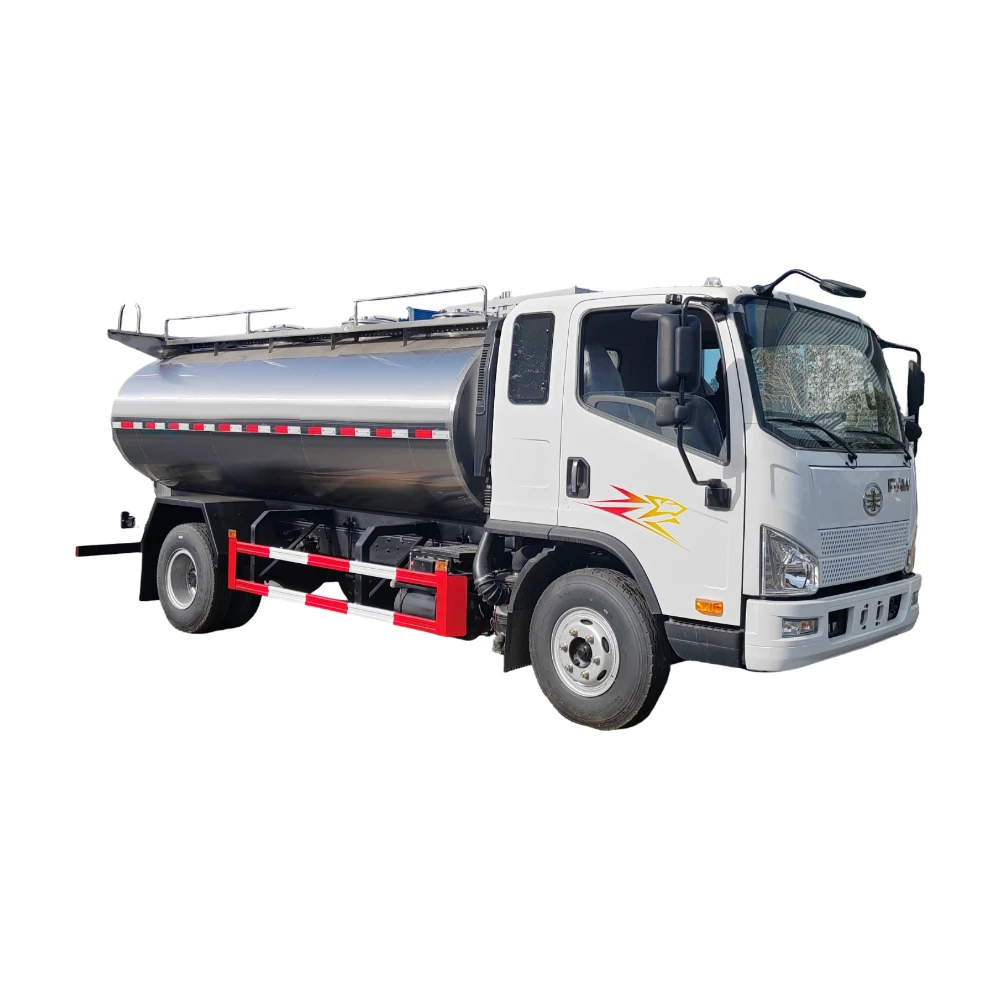 Individuell gestalteter 5000L-20000L Lebensmittelklasse Edelstahl Mobile frische Milch Kühl-Lkw 304 Isoliert für die Milchtransport