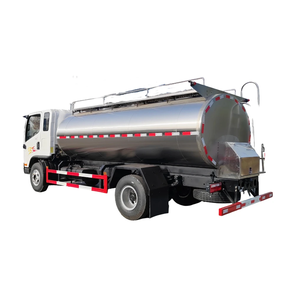 Individuell gestalteter 5000L-20000L Lebensmittelklasse Edelstahl Mobile frische Milch Kühl-Lkw 304 Isoliert für die Milchtransport