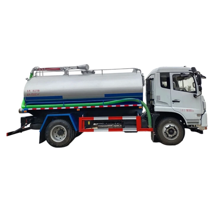 Dongfeng Manuelle Septiktankreinigung Abwassersaugwagen 6000L-13000L Fäkalsaugwagen