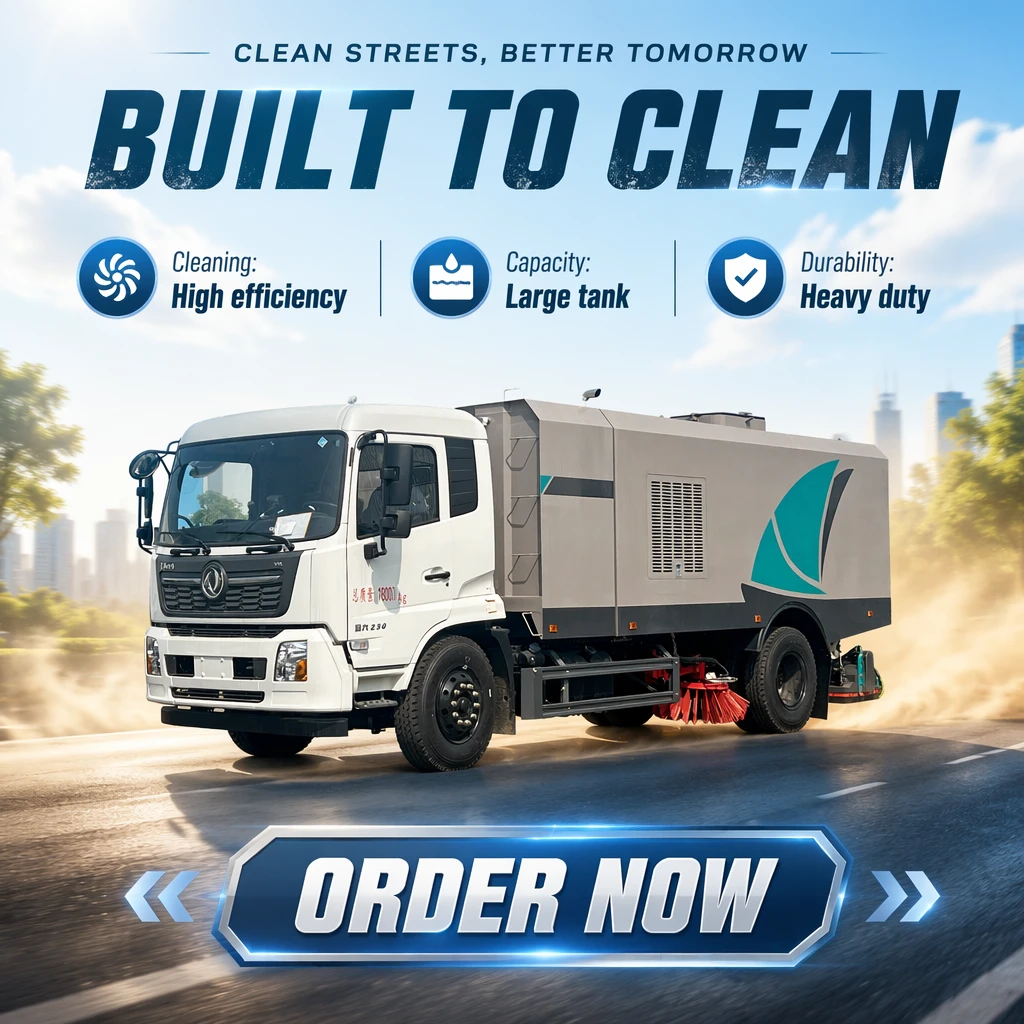 Dongfeng Tianjin CL5180TXC6GX-A Zweckeinzelzentralsauger für Trockene und Nassreinigung 18000kg 1 Jahr Garantie