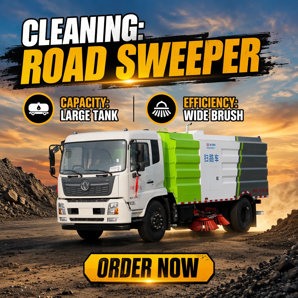 CLW5120TSL6 Dongfeng Neue Dali Carda Straßenkehrmaschine mit Motor & Getriebe 18000kg 1 Jahr Garantie