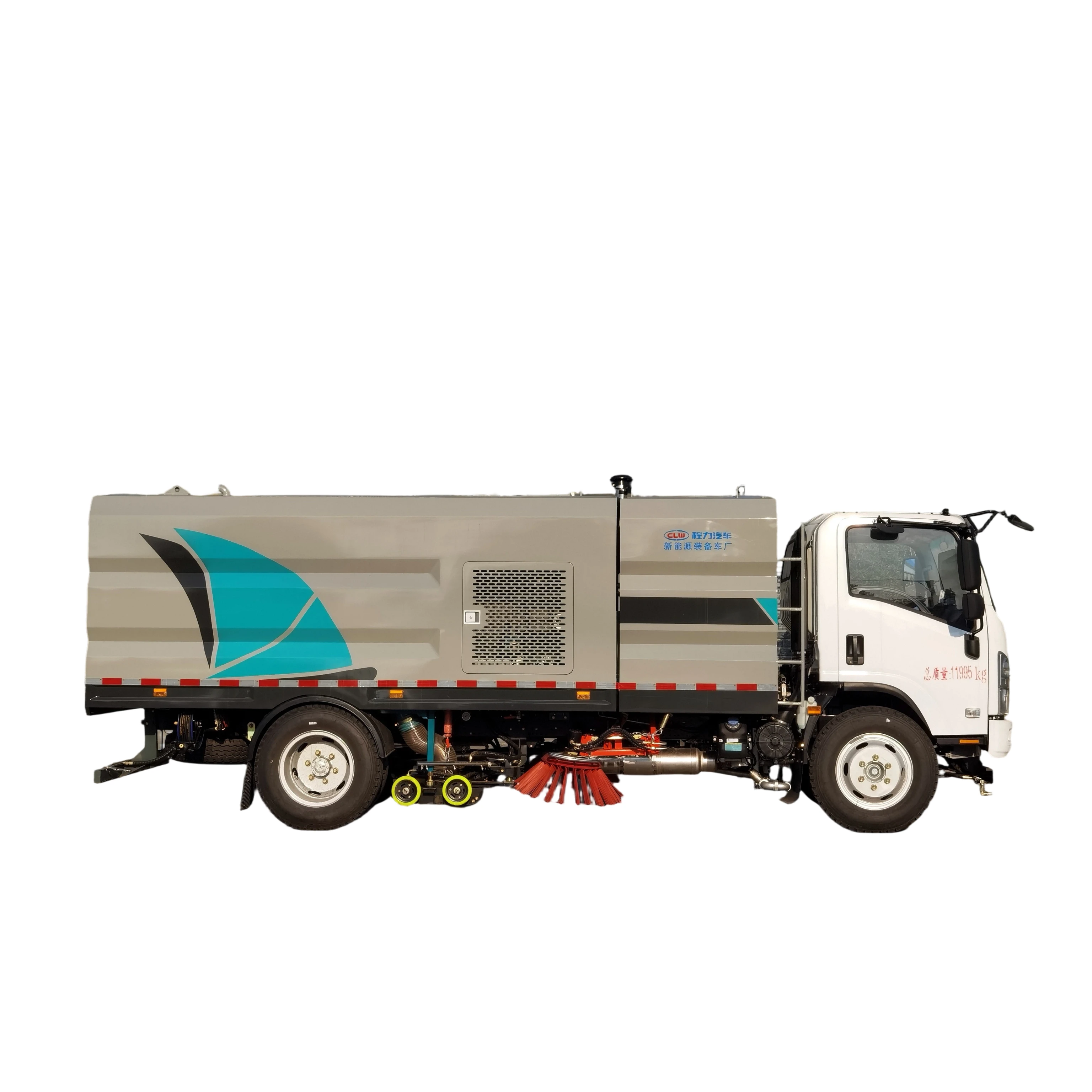 Isuzu Qingling CL5120TXS6BGX Mop-and-sweep Fahrzeug mit Motorpumpe und Getriebe