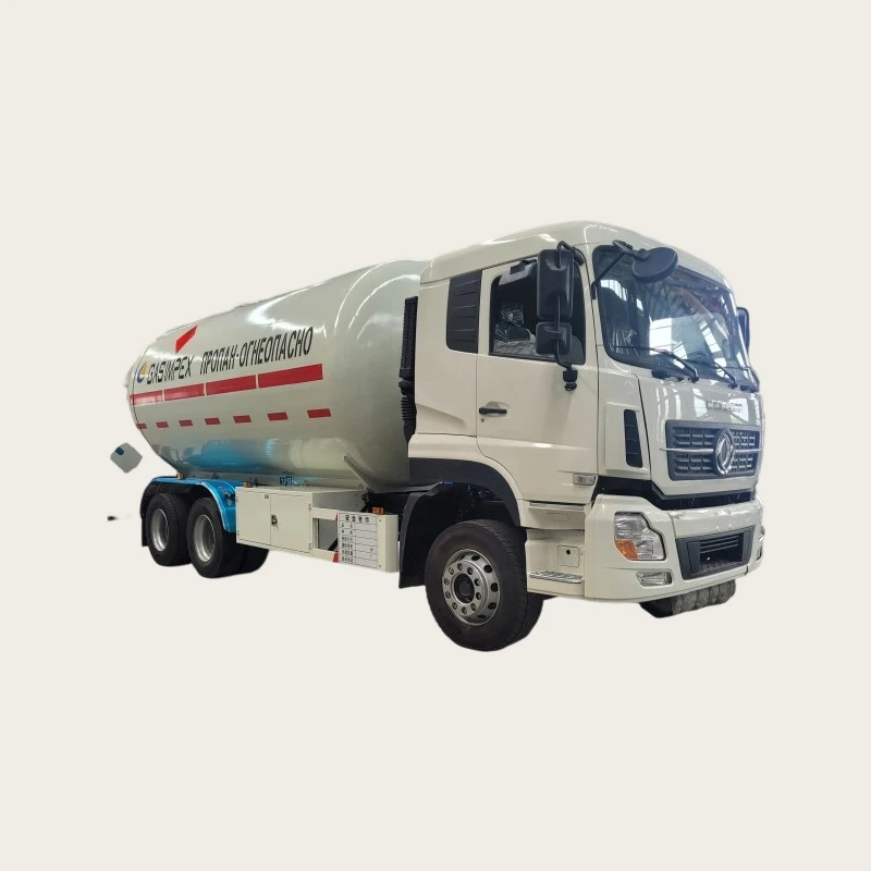 Neues HOWO/Shacman Euro 6 Abgasemission 6x4 Antrieb Rad LPG Kastenwagen mit 32 Kisten Gas Transportbehälter Zustand Neu