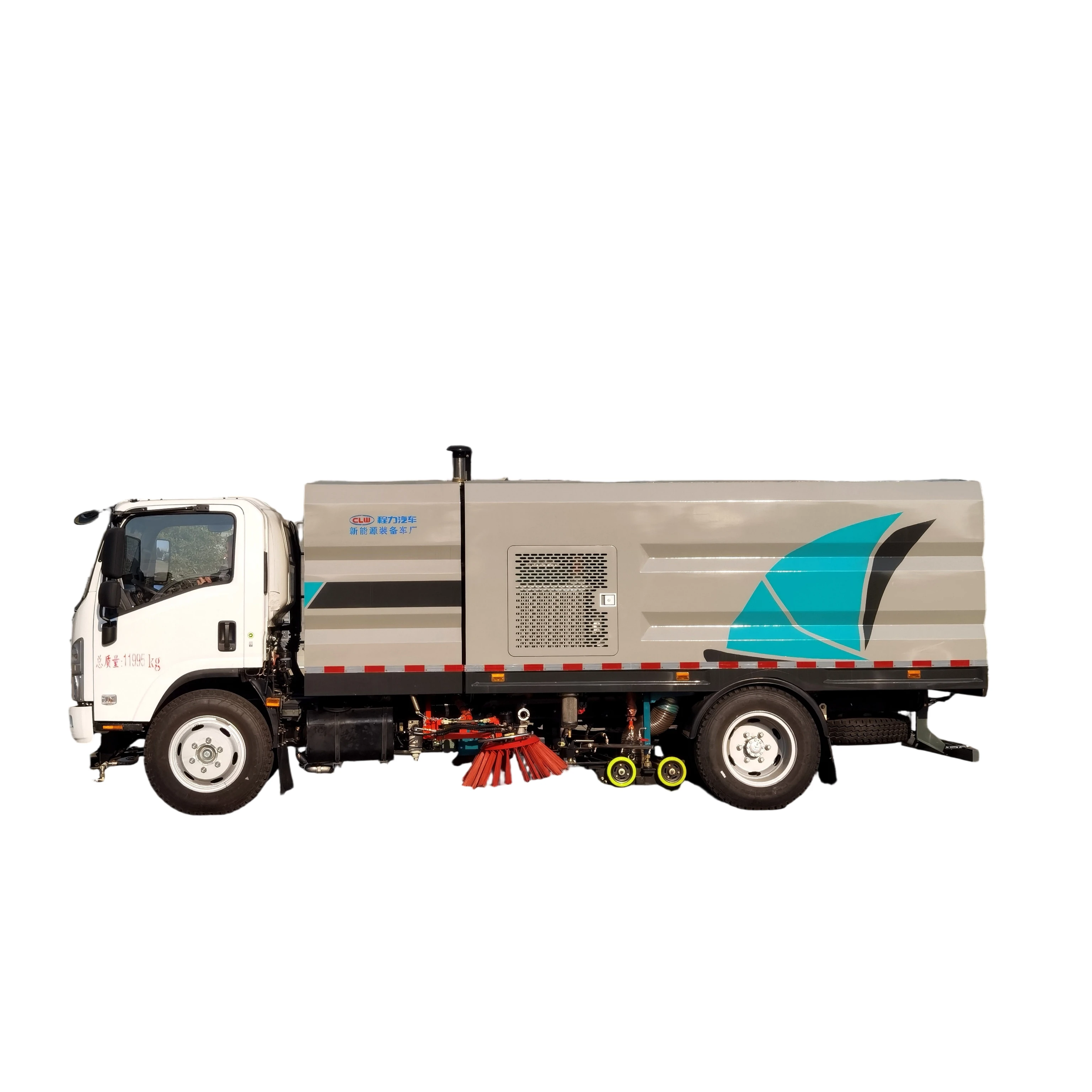 Isuzu Qingling CL5120TXS6BGX Mop-and-sweep Fahrzeug mit Motorpumpe und Getriebe