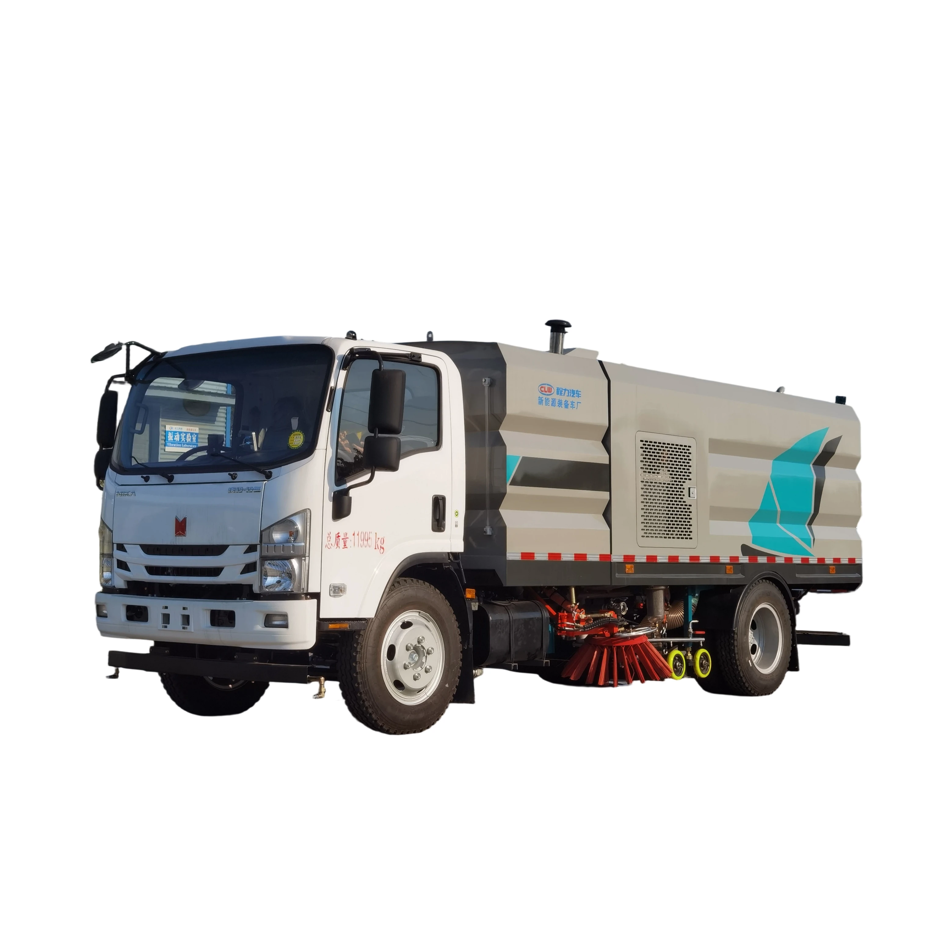 Isuzu Qingling CL5120TXS6BGX Mop-and-sweep Fahrzeug mit Motorpumpe und Getriebe