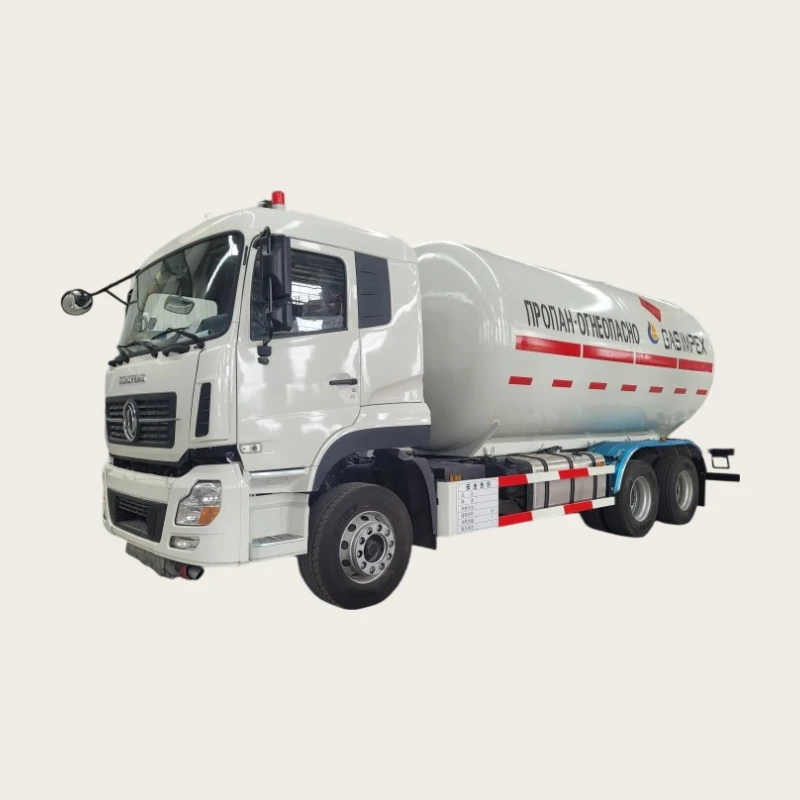 Neues HOWO/Shacman Euro 6 Abgasemission 6x4 Antrieb Rad LPG Kastenwagen mit 32 Kisten Gas Transportbehälter Zustand Neu