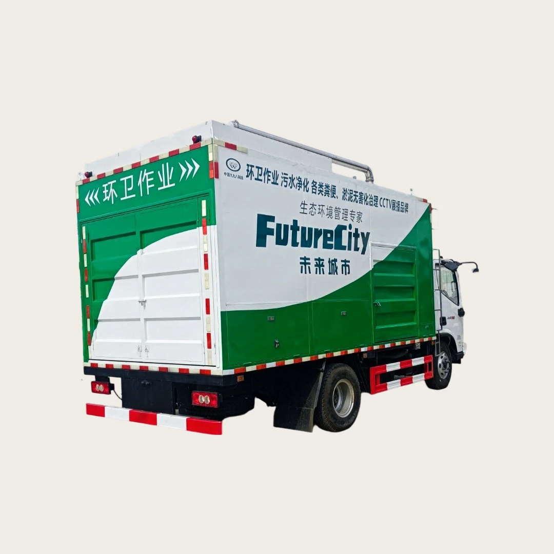 Dongfeng Euro 3 Emission Sewage Treatment Purification Truck New Diesel Manual Tank for Domestic Sewage Collection in Deutsch