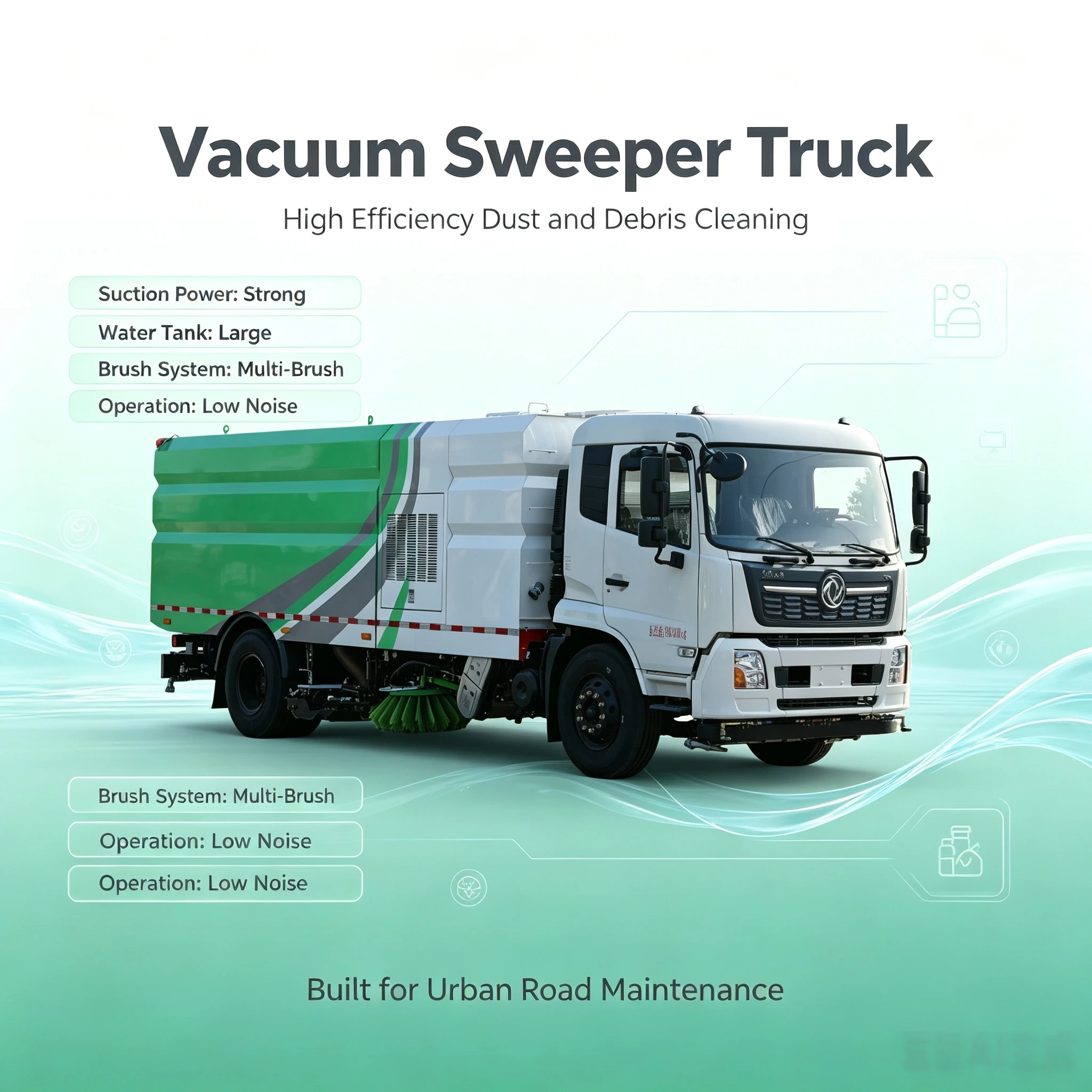 CLW5180TXSD6 Dongfeng Tianjin Wasch- und Schrubfmaschine mit Motorgetriebe-Pumpe 18000kg Hubei Ursprung 1 Jahr Garantie