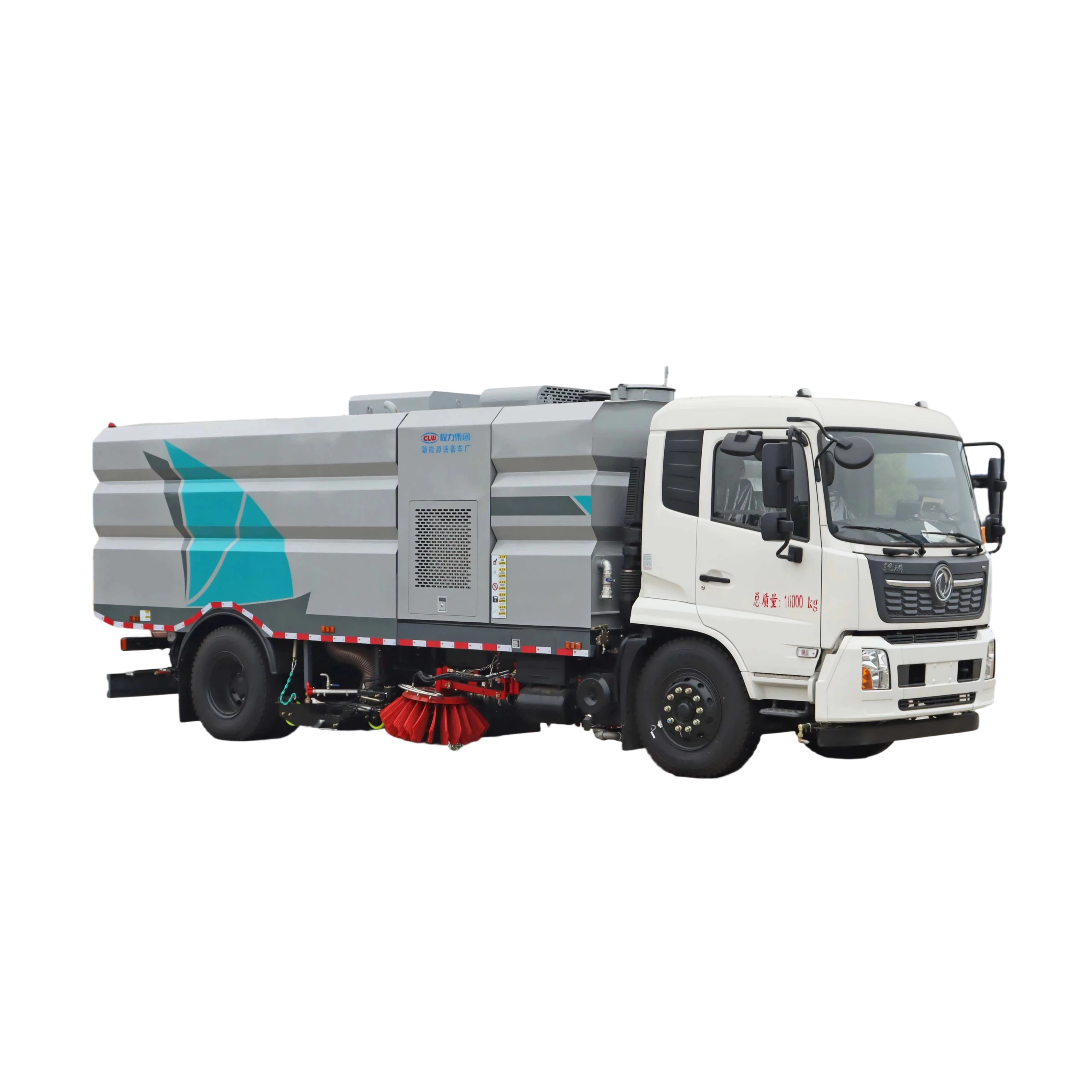 CL5180TXSD6GH Dongfeng Hubei Wasch- und Scanfahrzeug Maße 8550x2480x3130mm Gewicht 18000kg