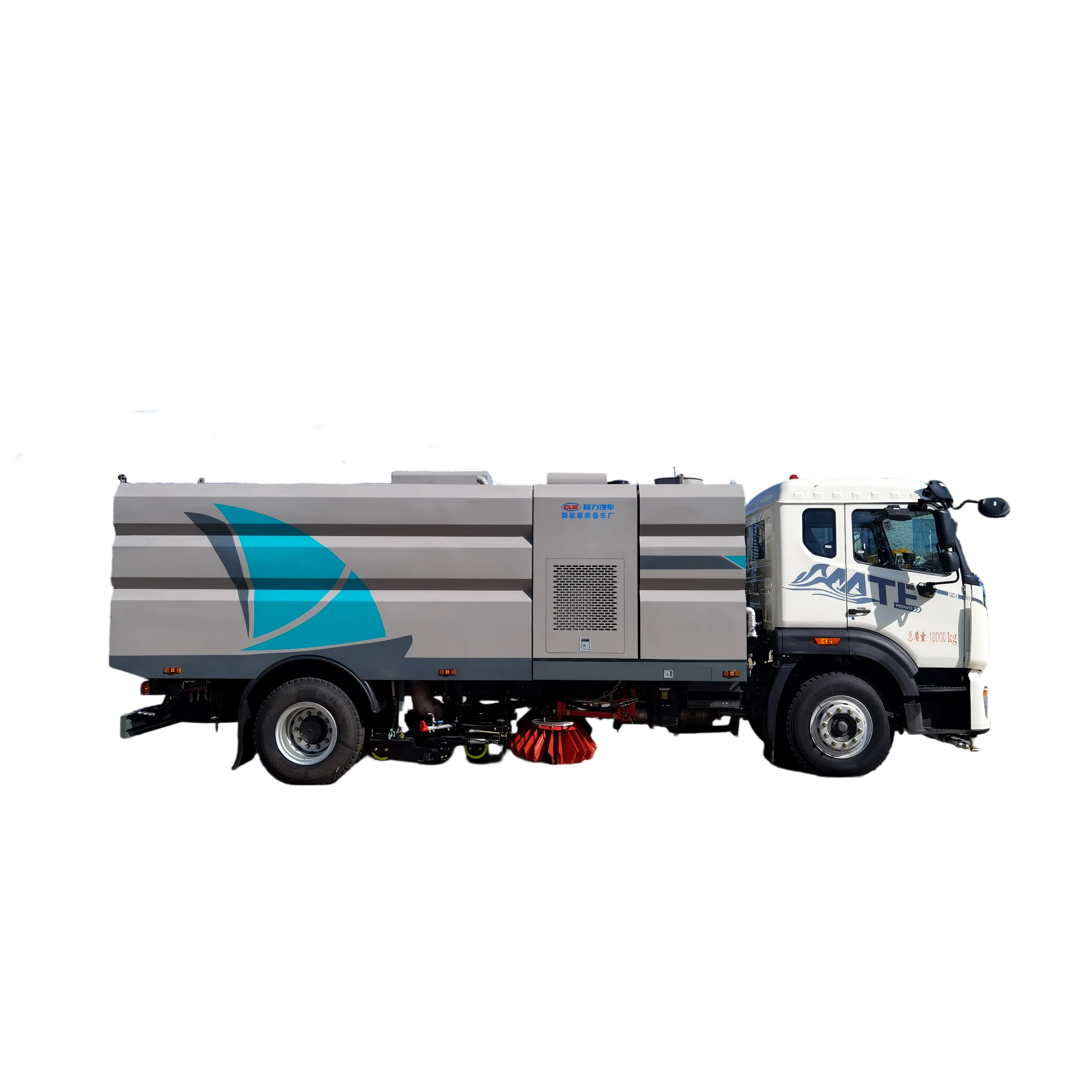 CL5181TXSZ6GX New Sinotruk NX Wasch- und Schrubfmaschine mit 240HP Getriebe, Hubei Ursprung, 1 Jahr Garantie, 18000kg Gewicht