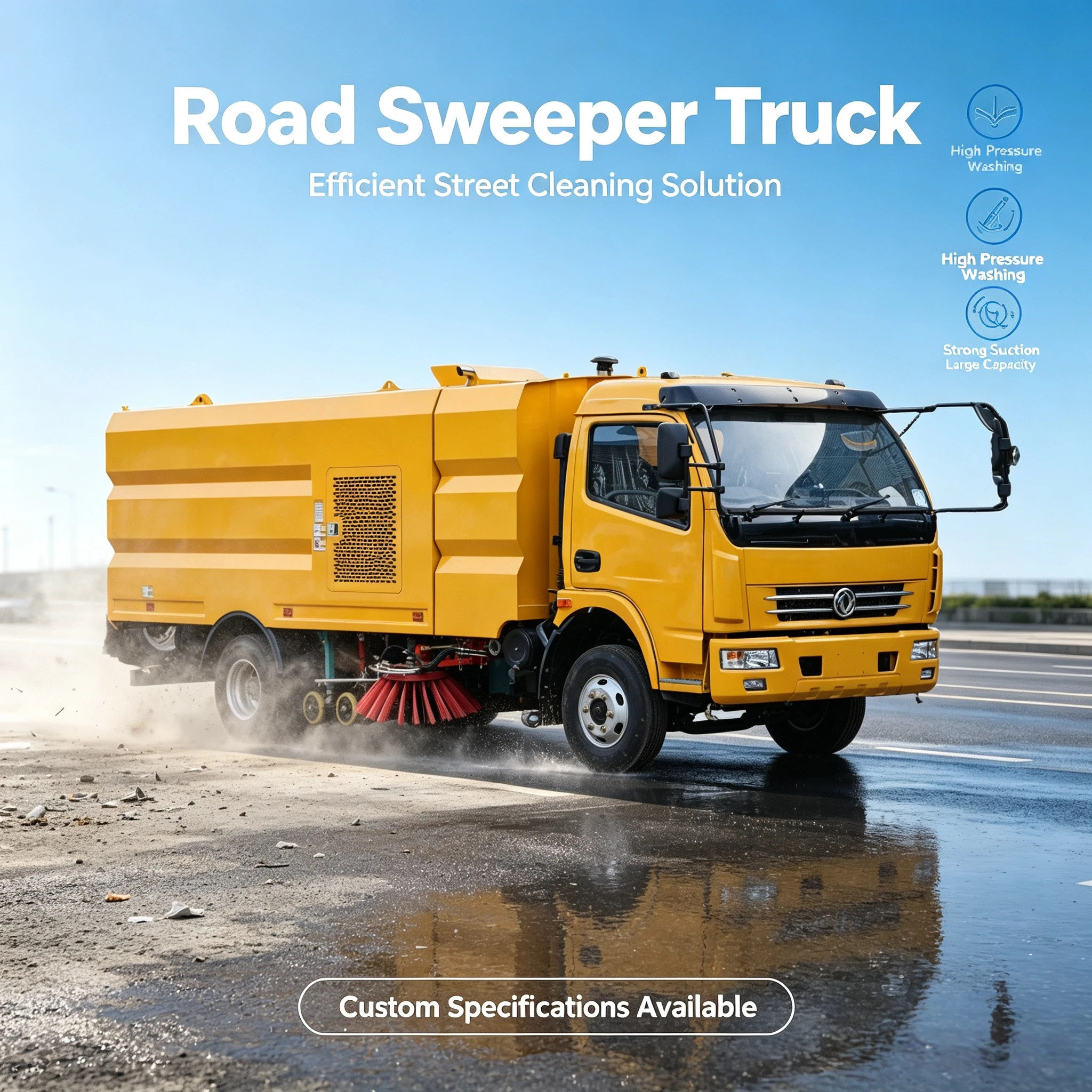 CL5120TXS6GH Dongfeng Duodali Wasch- und Reinigungsfahrzeug