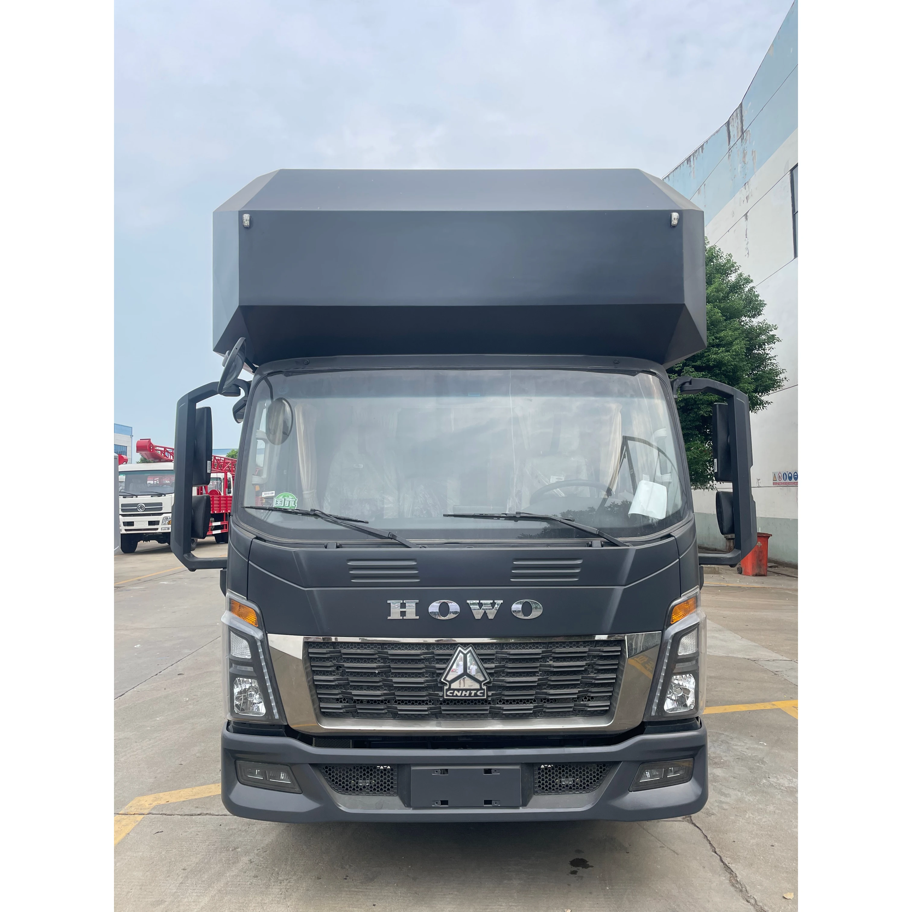 【Haowo of Hongqi】 Grauer zweilagiger Hebefalt-Motorhome