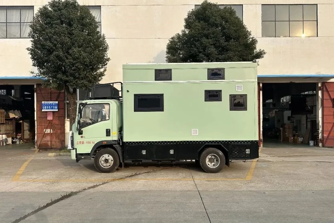 Shagawa modulare Kabinenstil aufklappbare Wohnmobil von Sinotruk