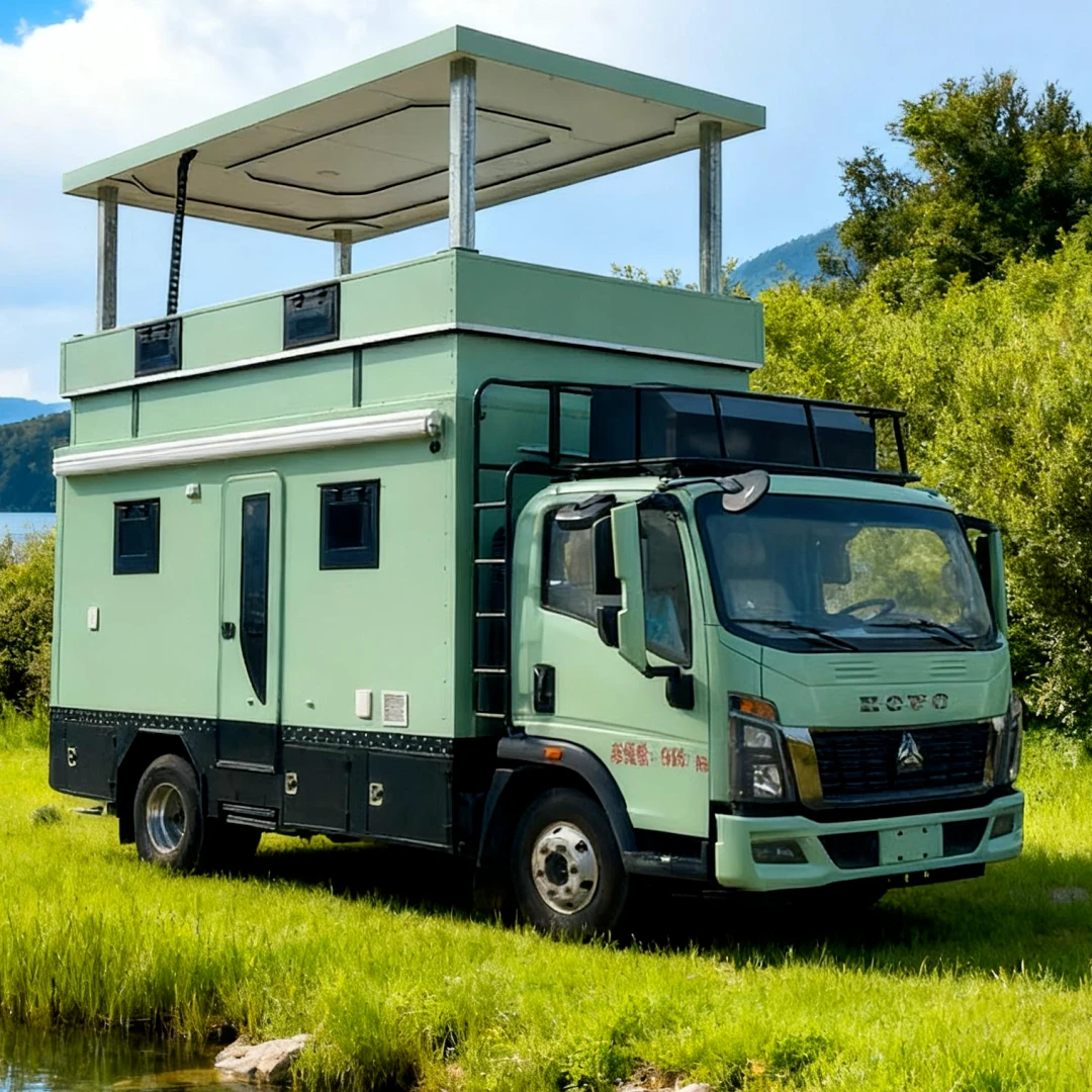 Shagawa modulare Kabinenstil aufklappbare Wohnmobil von Sinotruk