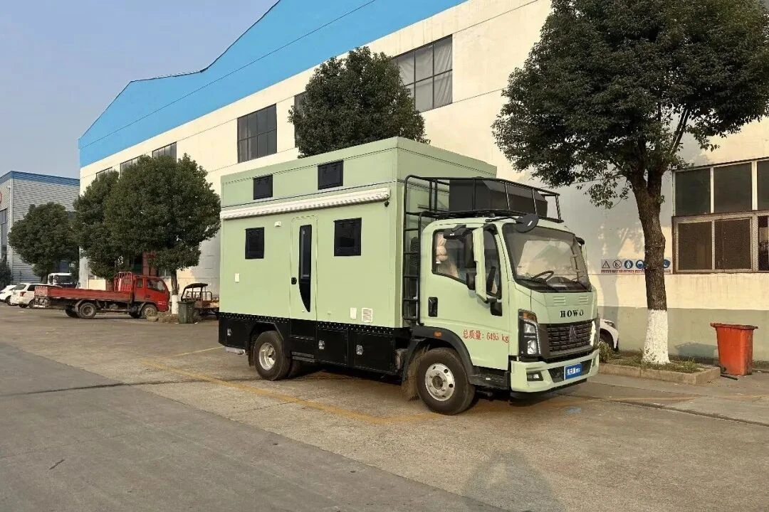 Shagawa modulare Kabinenstil aufklappbare Wohnmobil von Sinotruk