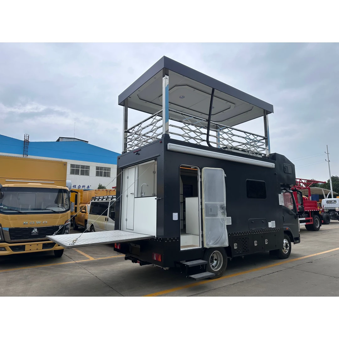 Shagawa Heavy Duty [verbesselter Dach + Seitenverlängerung + Heckbalkon] Reisetrailer