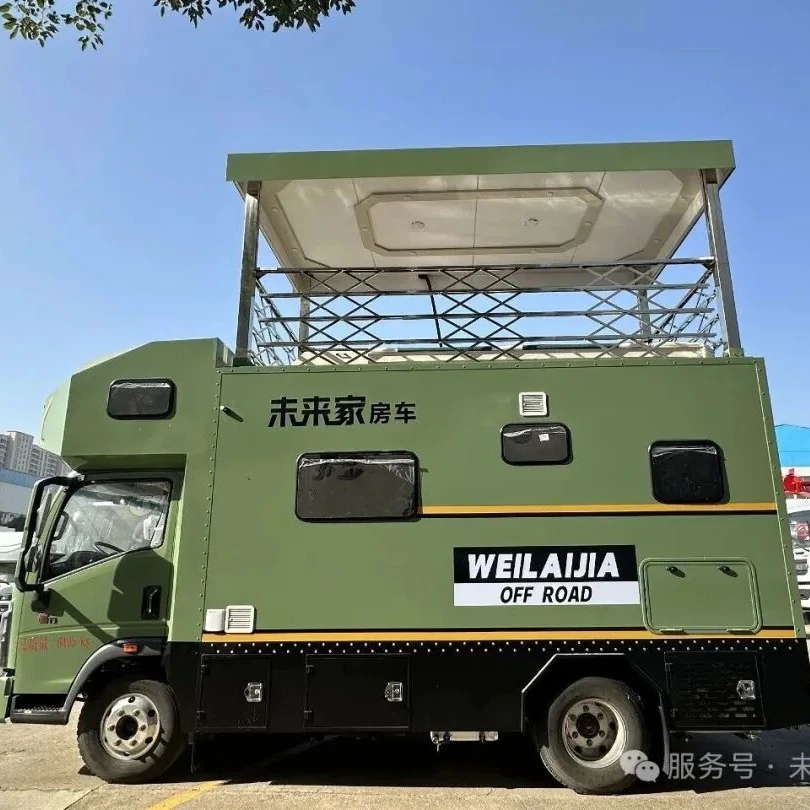 Chengli Direktverkauf von Wohnmobilen durch Sinotruk Haowo mit erhöhtem Dachmodell