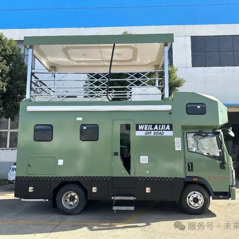 Chengli Direktverkauf von Wohnmobilen durch Sinotruk Haowo mit erhöhtem Dachmodell