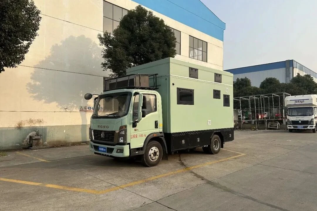 Shagawa modulare Kabinenstil aufklappbare Wohnmobil von Sinotruk